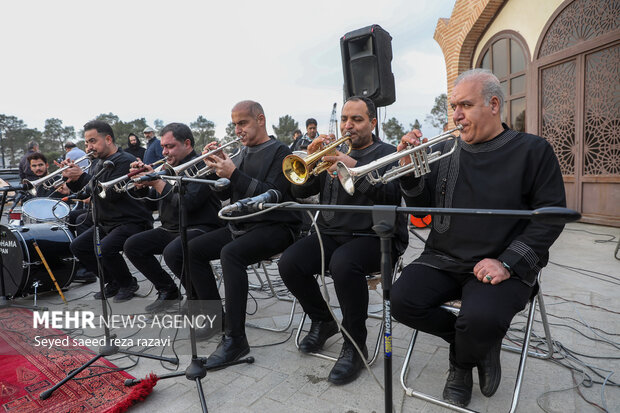 آیین بدرقه کاروان «سرباز وطن»