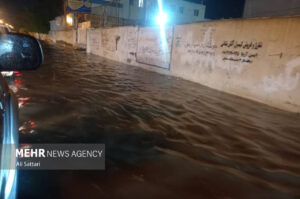 تبدیل شدن بندرعباس به رودخانه