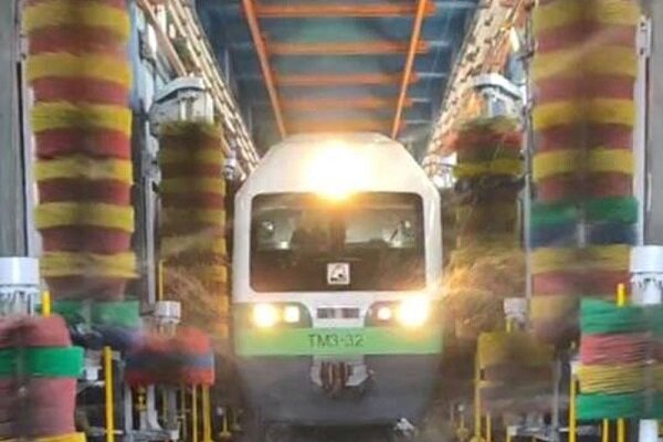 ارتقای کیفیت نظافت ناوگان مترو تهران