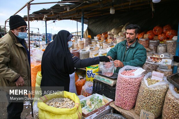 بازار خرید شب یلدا در بجنورد