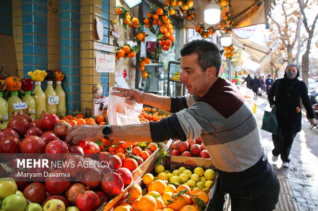بازار خرید شب یلدا در بجنورد