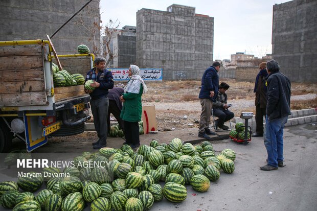 بازار خرید شب یلدا در بجنورد