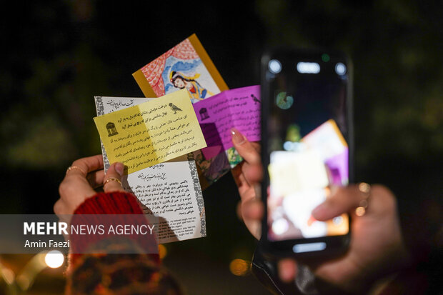 شب یلدا در آرامگاه حافظ