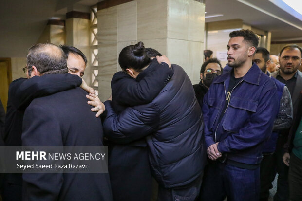 مراسم ختم اشرف بروجردی در تهران