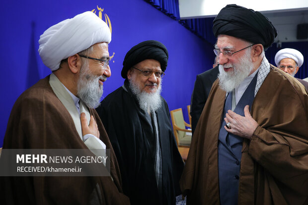 دیدار اعضای ستاد برگزاری کنگره بزرگداشت آیت‌الله العظمی میلانی با رهبر معظم انقلاب اسلامی