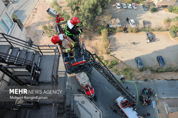 رزمایش امداد و نجات در شرایط بحران