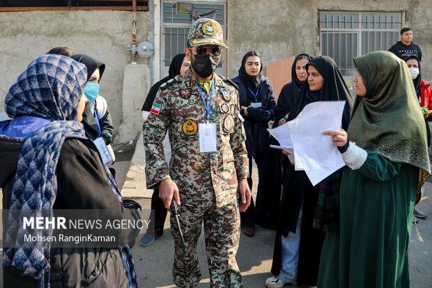 رزمایش امداد و نجات در شرایط بحران