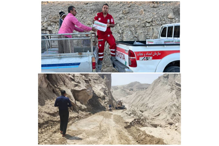 بازگشایی راه و ارسال کمک‌های امدادی به روستای صعب‌العبور شینگو خمیر