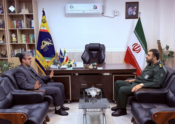 تأکید بخشدار ویژه خارگ بر تقویت همکاری‌های مشترک با سپاه ثارالله