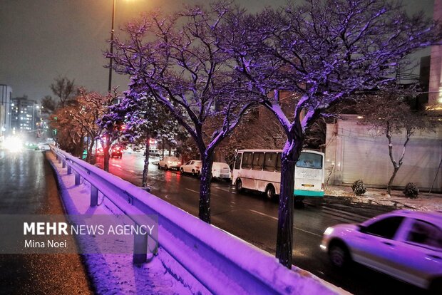 چهره تبریز زمستانی شد