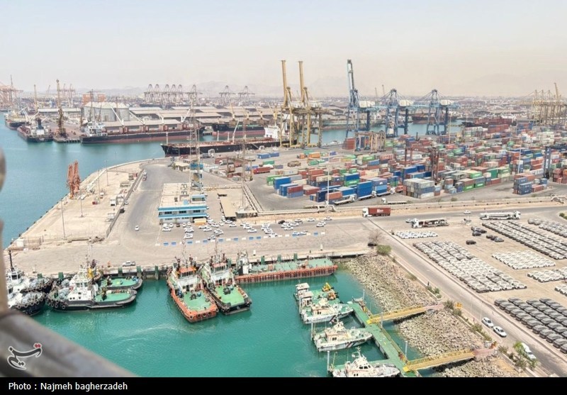 تخلیه و بارگیری 54 میلیون تن کالا در بندر شهید رجایی