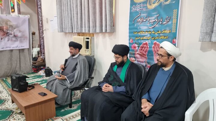 رکنی حسینی: ایام اعتکاف زمینه اصلاح مسیر زندگی را فراهم می‌سازد