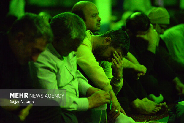 مراسم معنوی اعتکاف در همدان