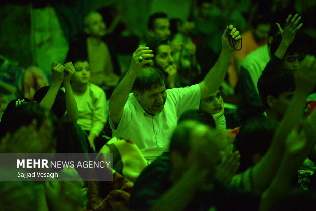 مراسم معنوی اعتکاف در همدان