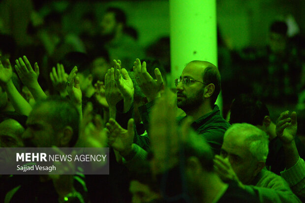 مراسم معنوی اعتکاف در همدان