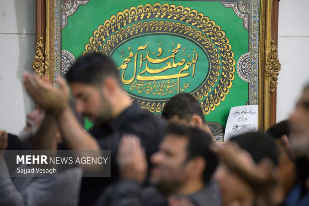 مراسم معنوی اعتکاف در همدان