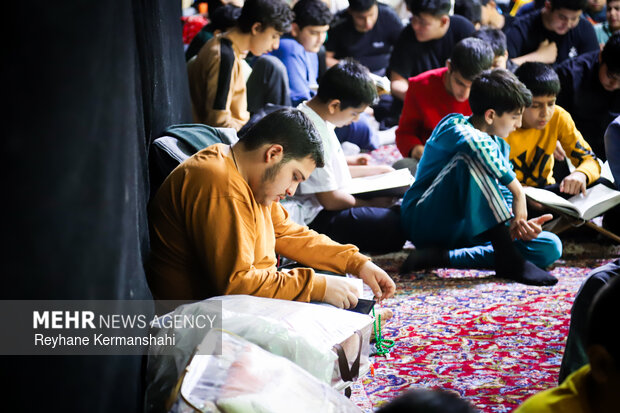 مراسم معنوی اعتکاف در پیشوا