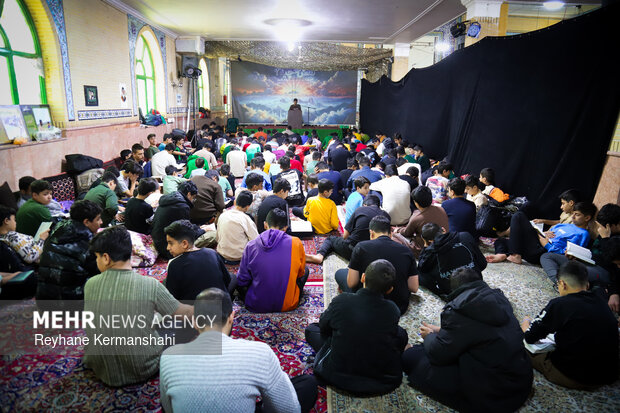 مراسم معنوی اعتکاف در پیشوا