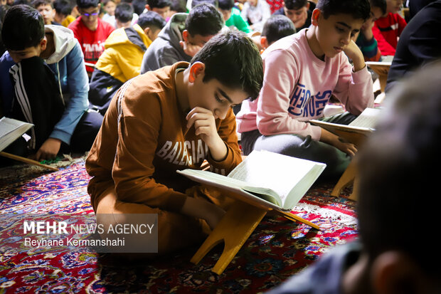 مراسم معنوی اعتکاف در پیشوا