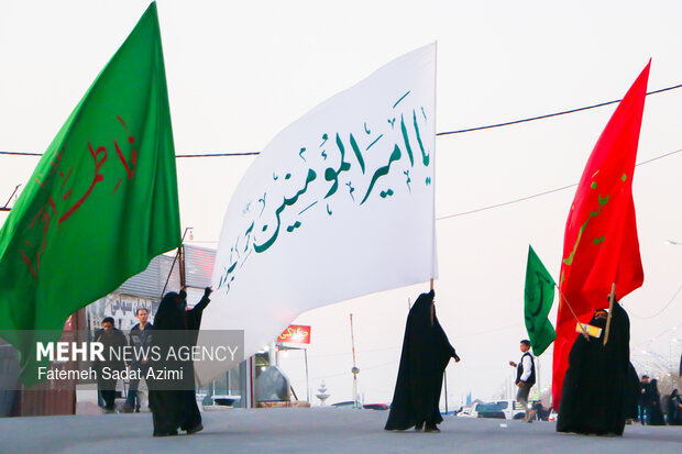 پیاده‌روی خانوادگی به یاد سردار دل‌ها در قم