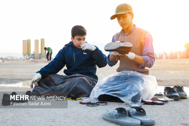 پیاده‌روی خانوادگی به یاد سردار دل‌ها در قم