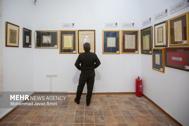 اختتامیه هشتمین دوسالانه خوشنویسی در قزوین