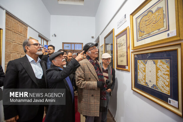 اختتامیه هشتمین دوسالانه خوشنویسی در قزوین