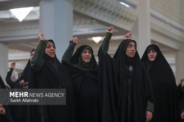 شام شهادت و خطبه خوانی حضرت شاهچراغ