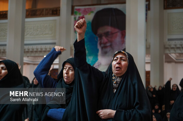 شام شهادت و خطبه خوانی حضرت شاهچراغ