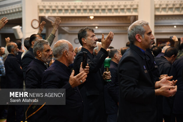 شام شهادت و خطبه خوانی حضرت شاهچراغ