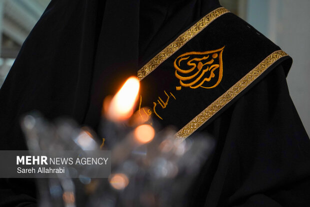 شام شهادت و خطبه خوانی حضرت شاهچراغ