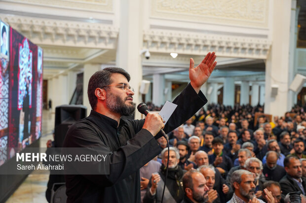 شام شهادت و خطبه خوانی حضرت شاهچراغ