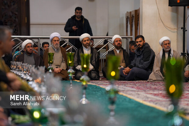 شام شهادت و خطبه خوانی حضرت شاهچراغ