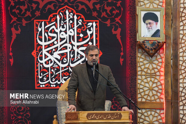 شام شهادت و خطبه خوانی حضرت شاهچراغ