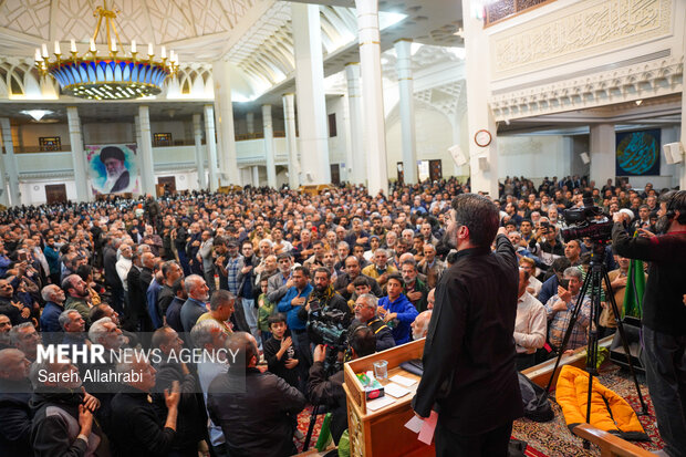 شام شهادت و خطبه خوانی حضرت شاهچراغ
