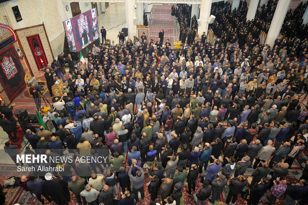 شام شهادت و خطبه خوانی حضرت شاهچراغ